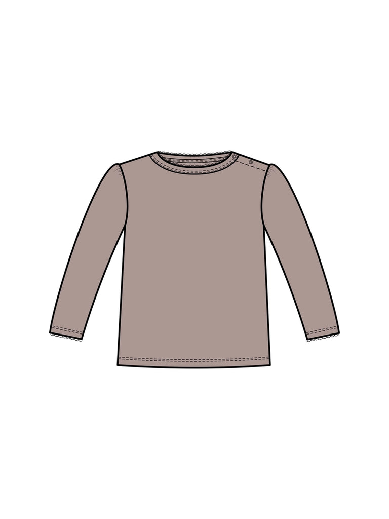 Kate Pointelle Long Sleeve Top