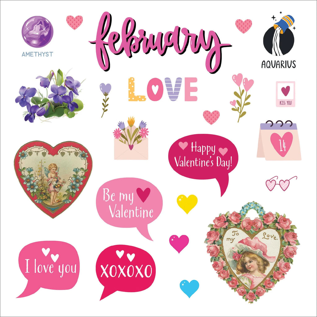 A YEAR IN STICKERS: FUN PICTURES AND WORDS TO HIGHLIGHT CELEBRATIONS