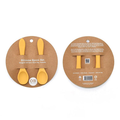 Bogo 2pc Silicone Baby Spoon Set