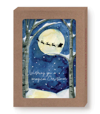 SANTA IN THE SKY HOLIDAY BOXED CARDS