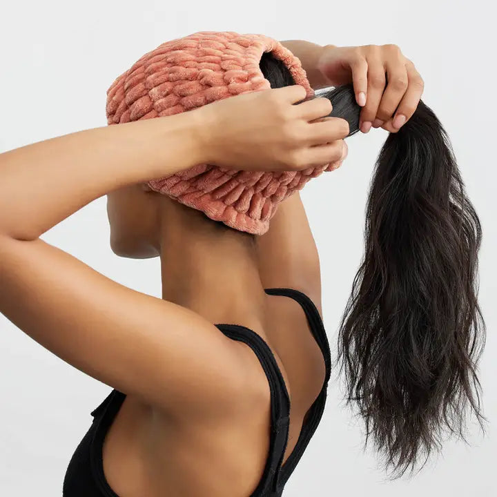 EXTRA WIDE SPA HEADBAND - DUSTY ROSE