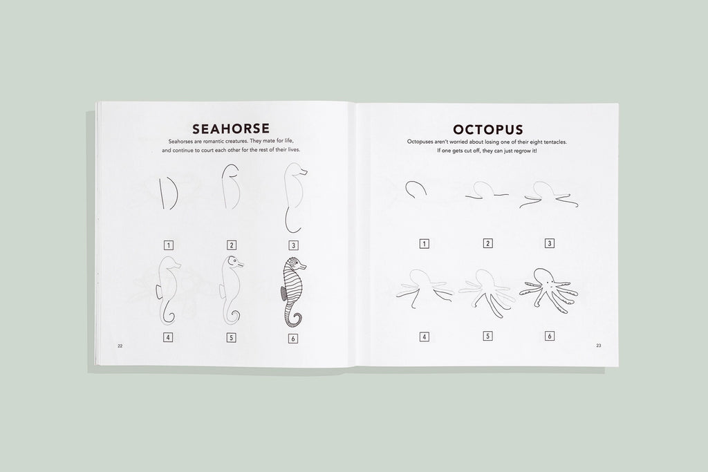UNDER THE SEA: A HOW TO DRAW ART BOOK FOR KIDS