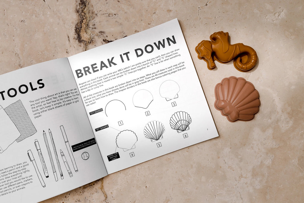 UNDER THE SEA: A HOW TO DRAW ART BOOK FOR KIDS
