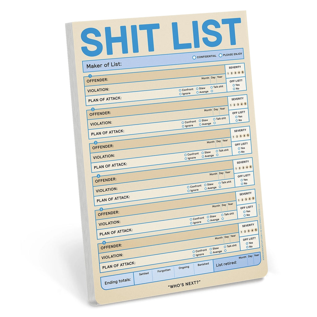 SHIT LIST PAD