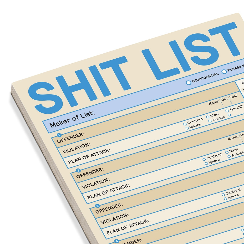 SHIT LIST PAD