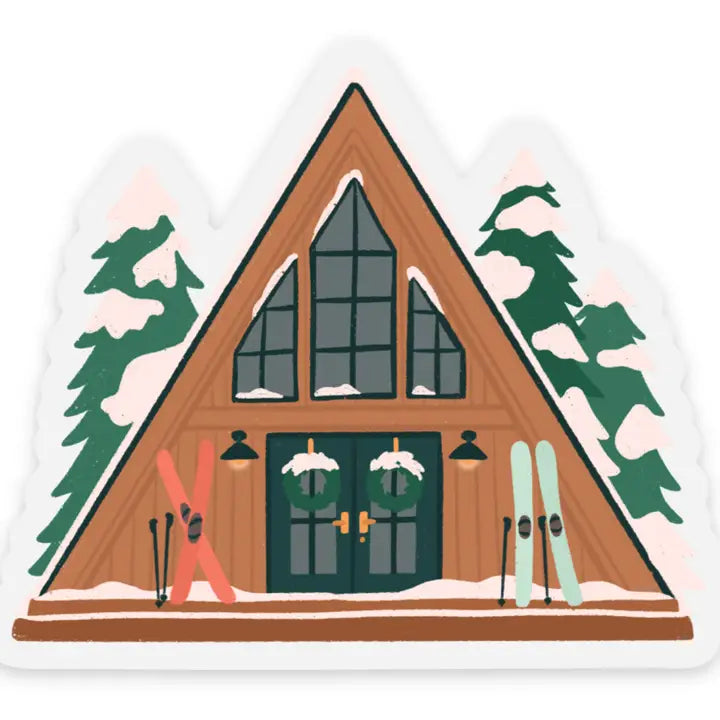 Clear Ski Lodge Sticker