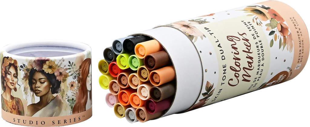 STUDIO SERIES DUAL-TIP SKIN TONE MARKERS (SET OF 24)