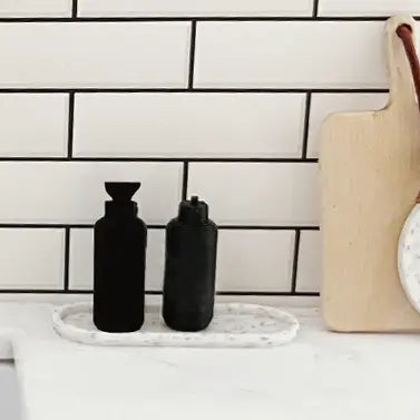 Miniature Soap Dish & Bottle Set