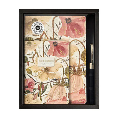 SOFT PETALS 3 PIECE NOTEBOOK SET WITH PEN