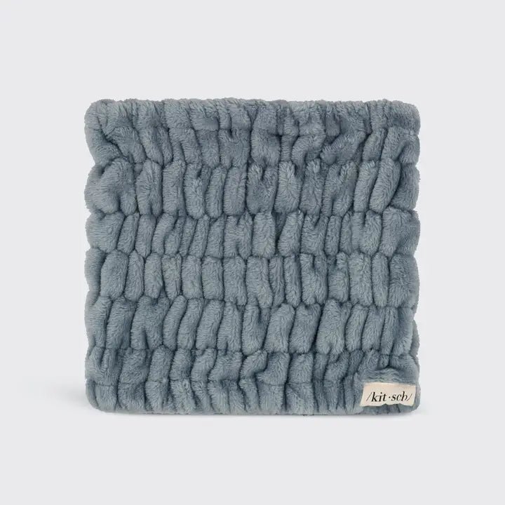 EXTRA WIDE SPA HEADBAND - MISTY BLUE