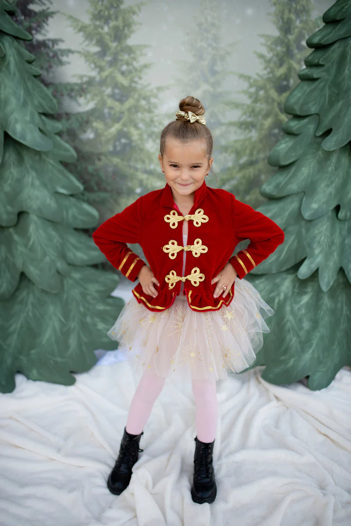 Sparkle Star Tutu, White/Gold, Size 4-6