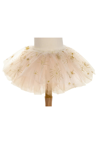 Sparkle Star Tutu, White/Gold, Size 4-6