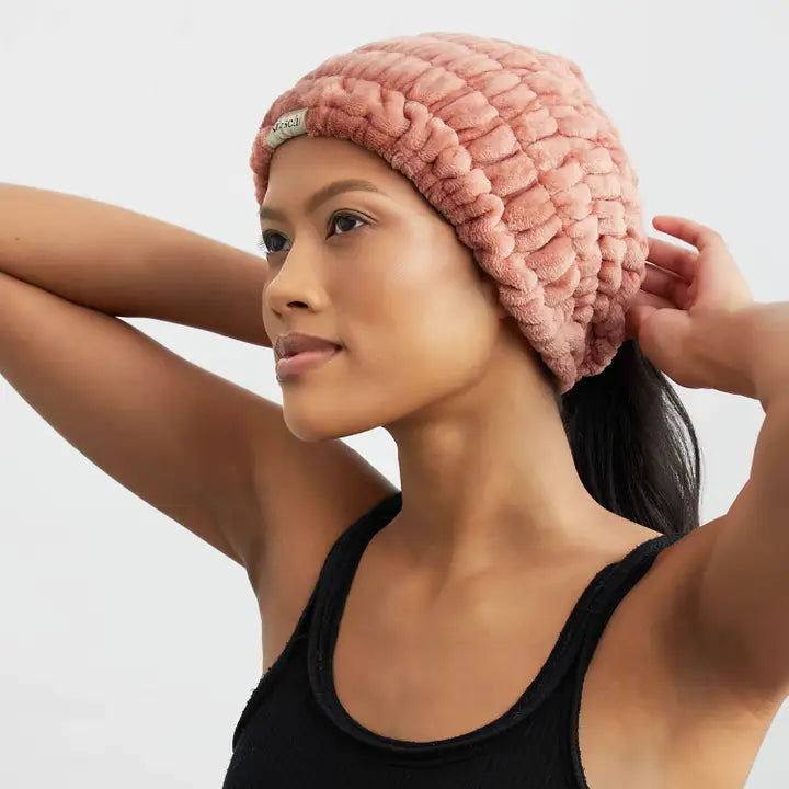 EXTRA WIDE SPA HEADBAND - DUSTY ROSE