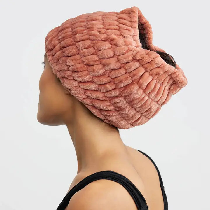 EXTRA WIDE SPA HEADBAND - DUSTY ROSE