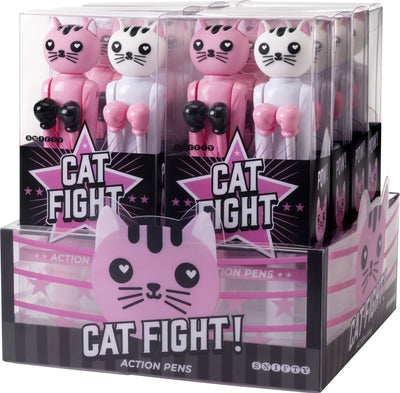 CAT FIGHT ACTION PENS