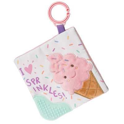 Sweet Soothie Sprinkles Ice Cream Crinkle Teether – 6×6″