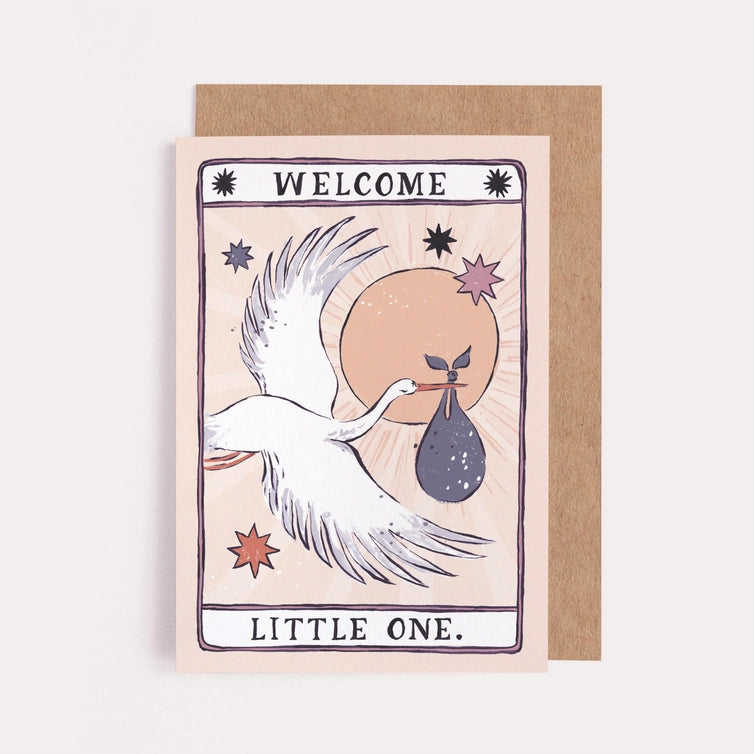 STORK NEW BABY CARD