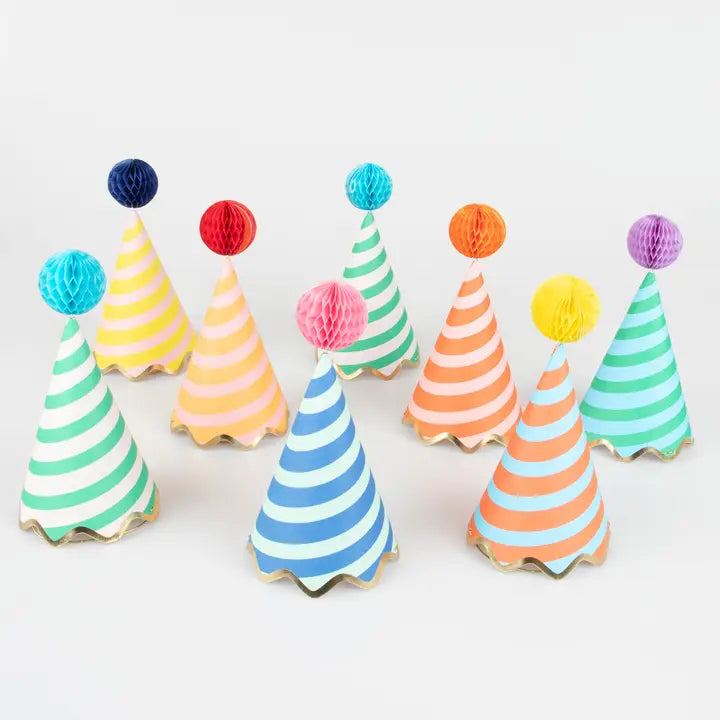 STRIPE PARTY HATS