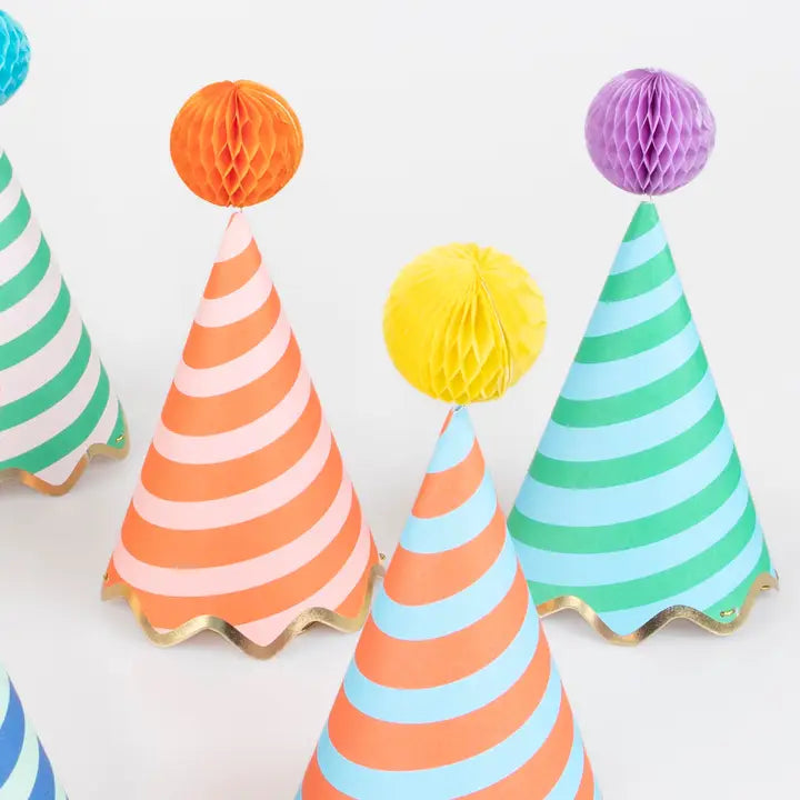 STRIPE PARTY HATS