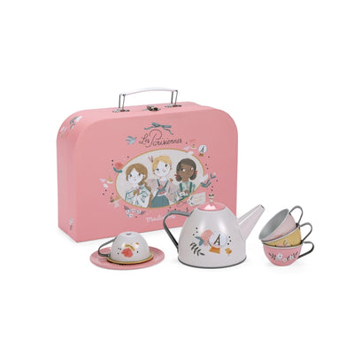 SUITCASE - NEW TEA PARTY METAL SET