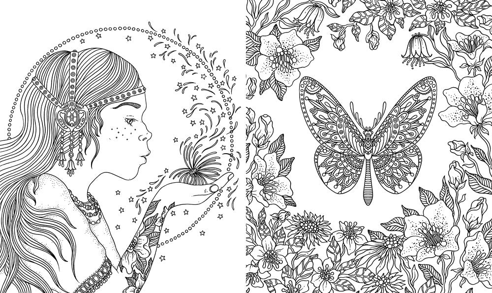 SUMMER NIGHTS COLORING BOOK