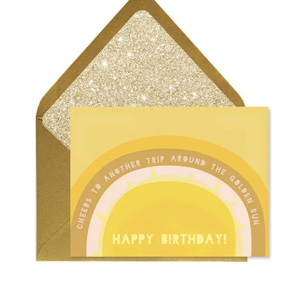 BIRTHDAY SUN GREETING CARD