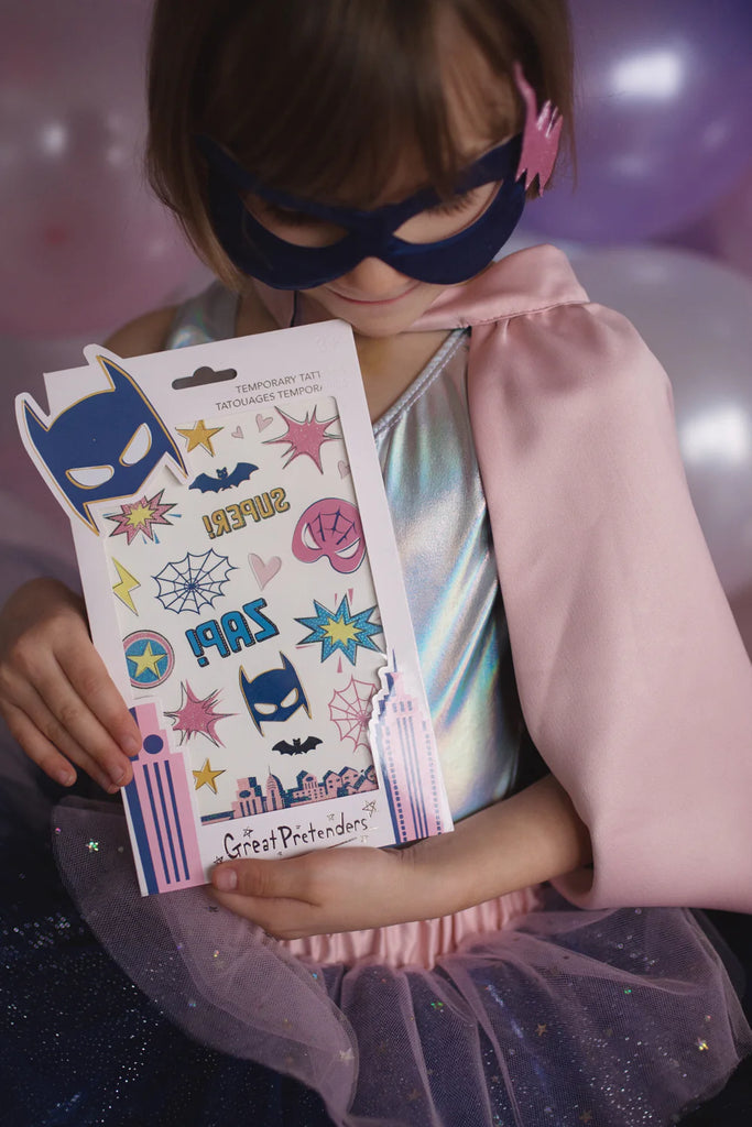 SUPERHERO TEMPORARY TATTOOS 18PCS