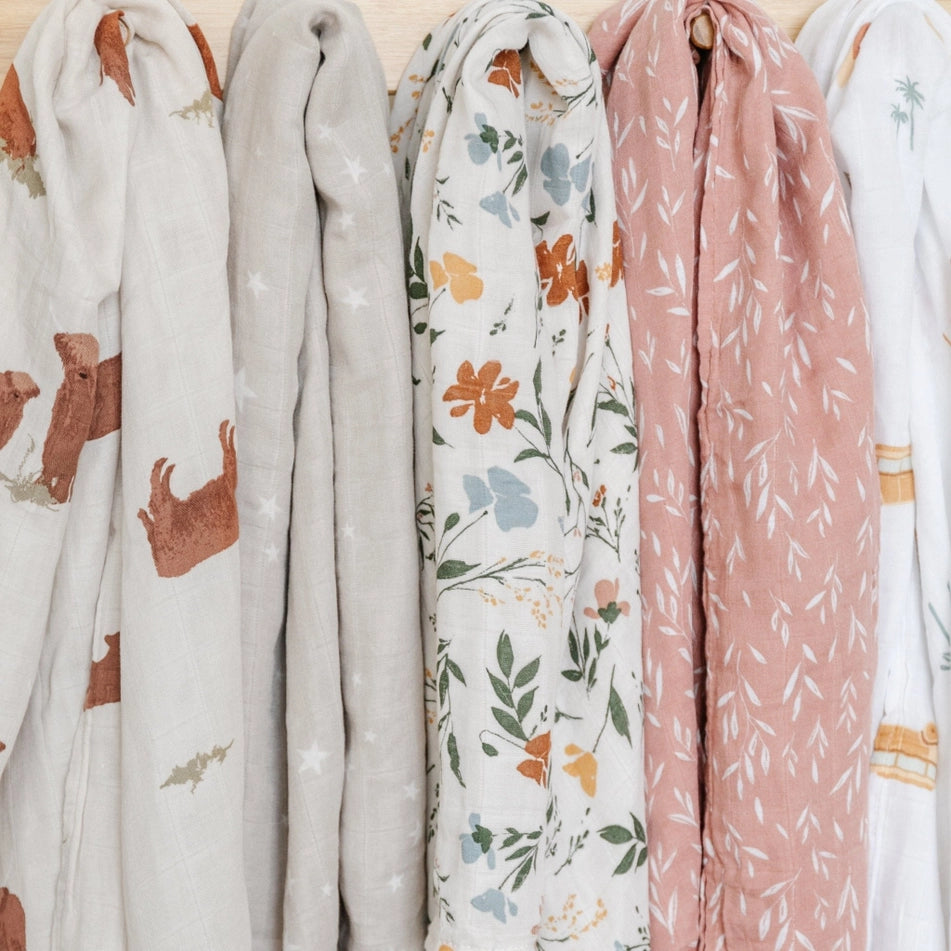 Bamboo Rayon Muslin Swaddles