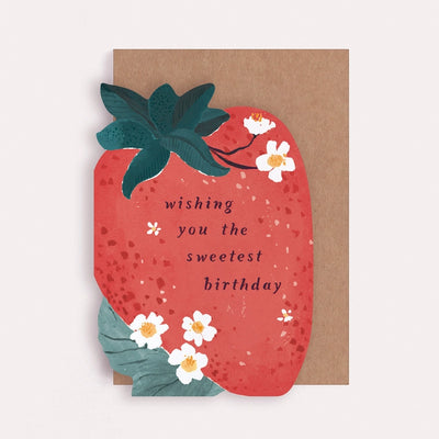 SWEET STRAWBERRY BIRTHDAY CARD