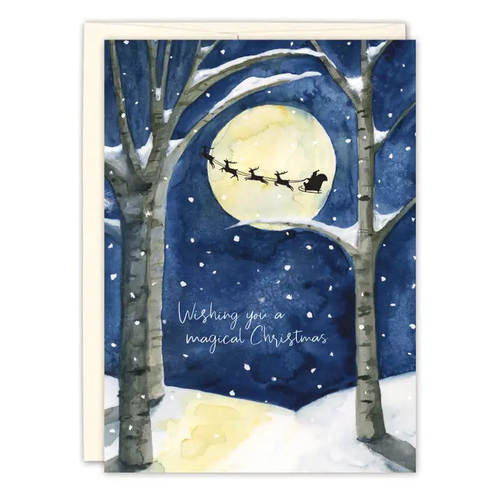 Santa in the Sky Holiday Boxed Cards - Set of 10