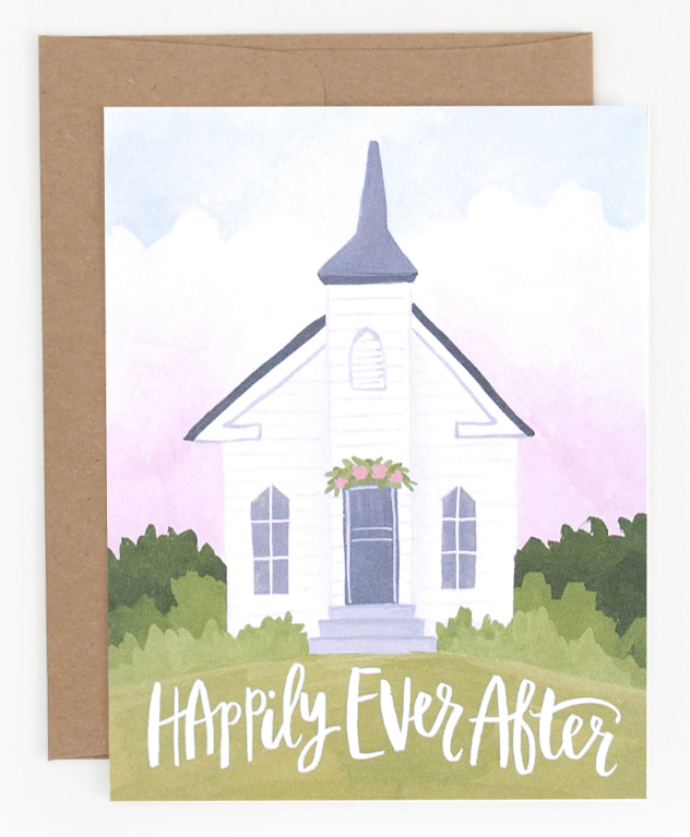 WEDDING CHAPEL GREETING CARD