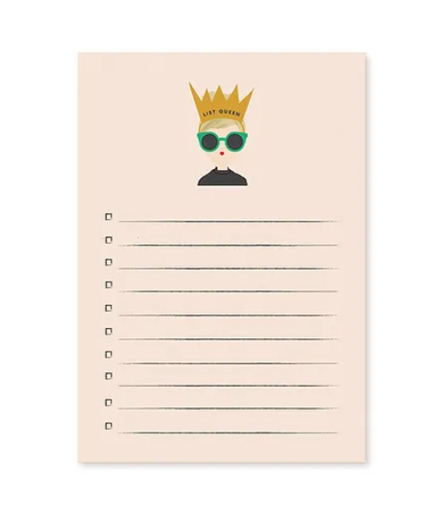 LIST QUEEN NOTEPAD