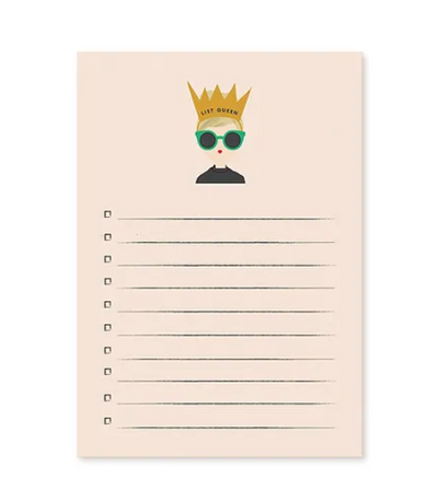 LIST QUEEN NOTEPAD