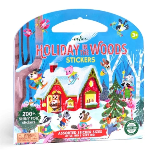 Holiday in the Woods Shiny Stickers Book