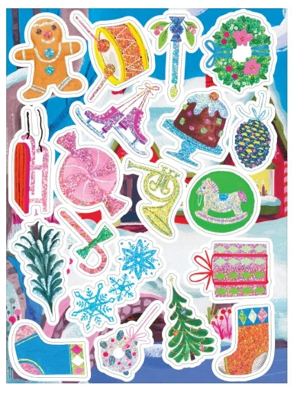 Holiday in the Woods Shiny Stickers Book