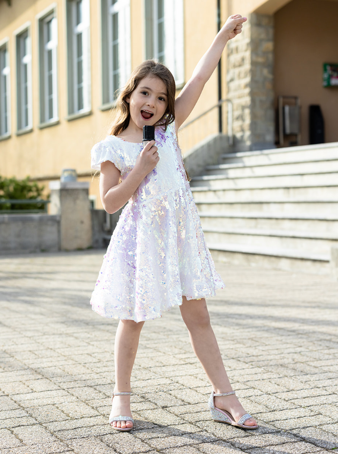 Sequins Concert Queen Dress, 5-6