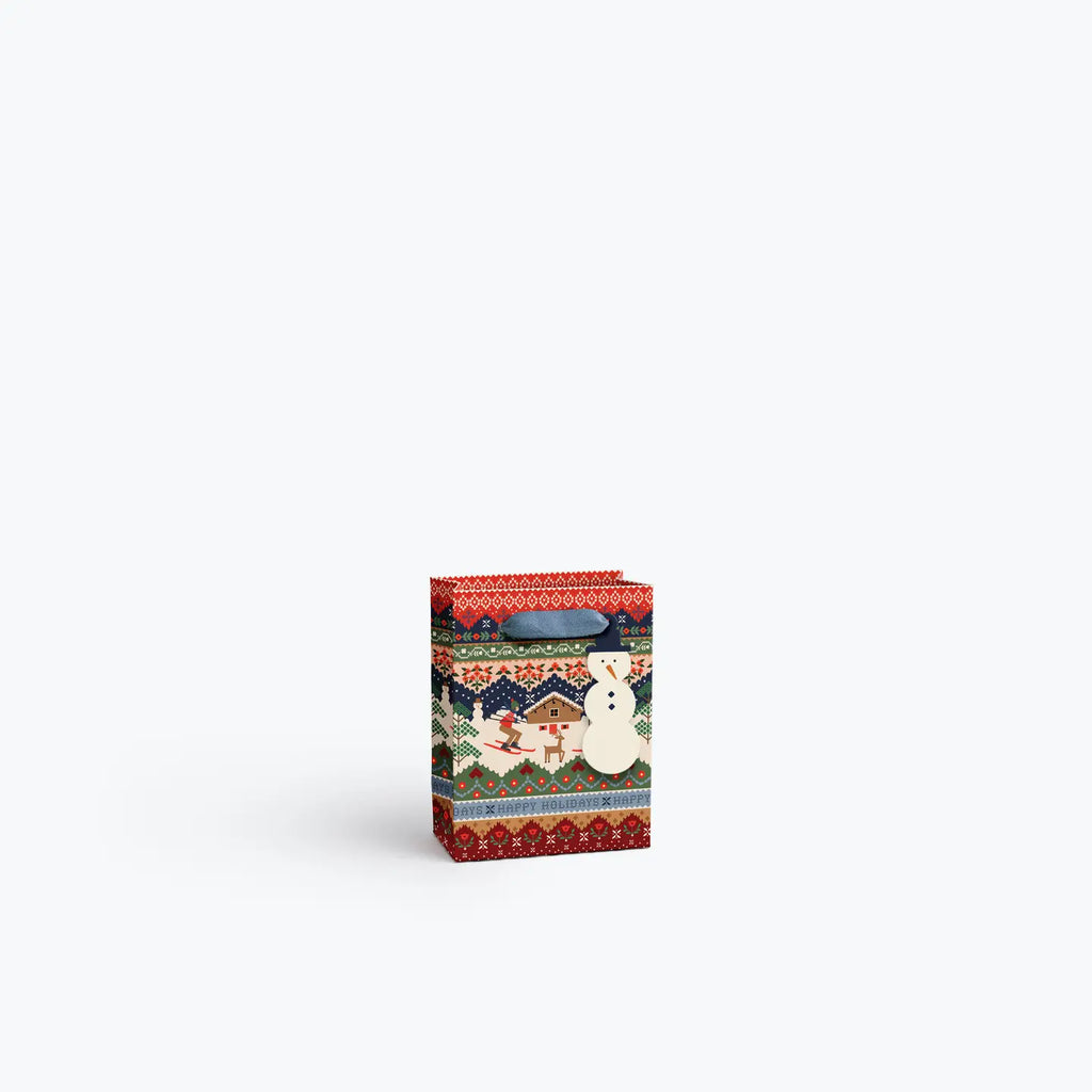 Ski Chalet Gift Bag Small