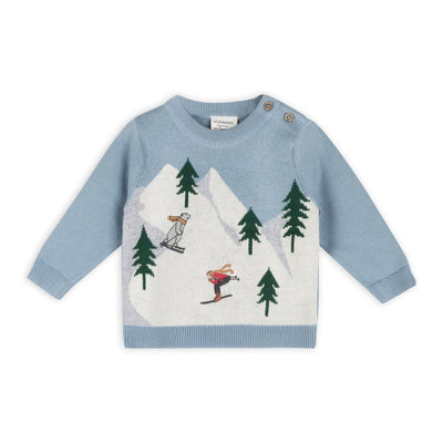 Ski Knit Baby Pullover Sweater & Pant Set