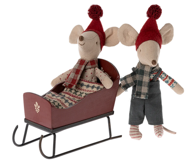 Sleigh, Mouse - Red