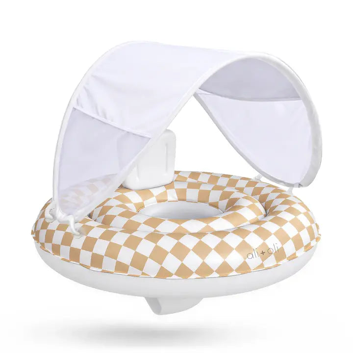 Ali+Oli Baby Swim Seat with Sun Canopy (Bloom)