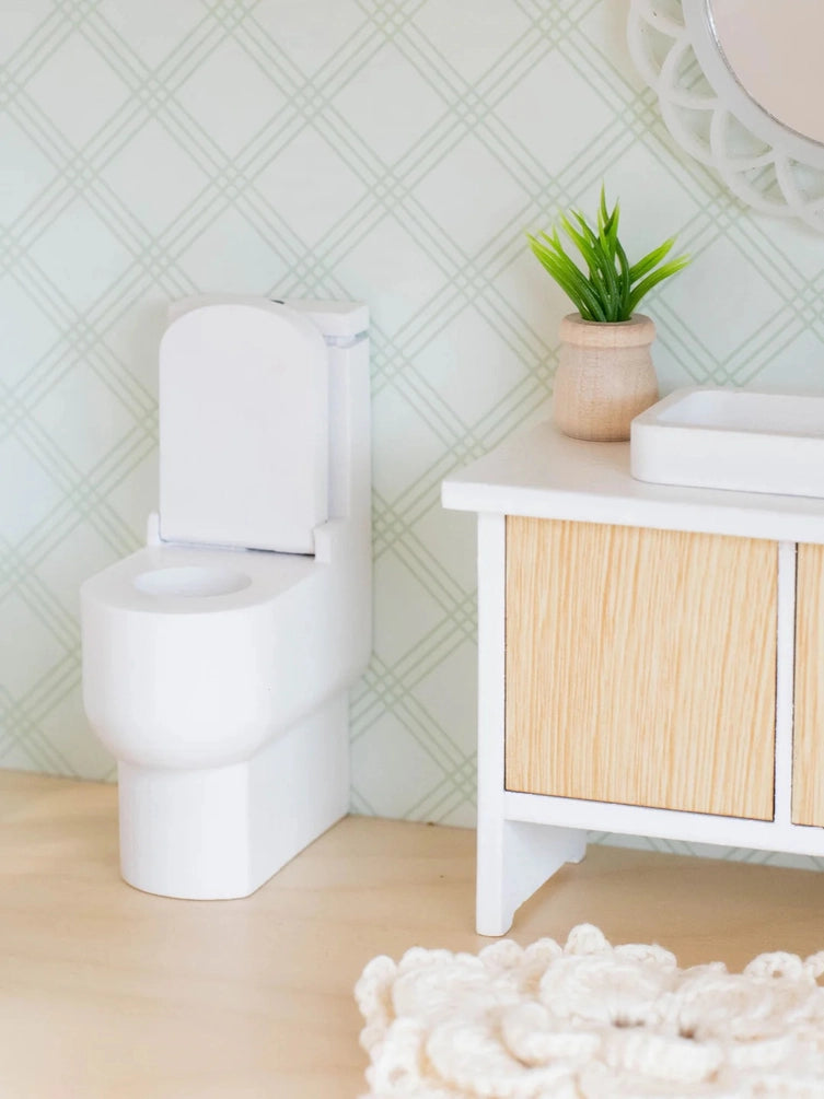 Dollhouse Toilet | White