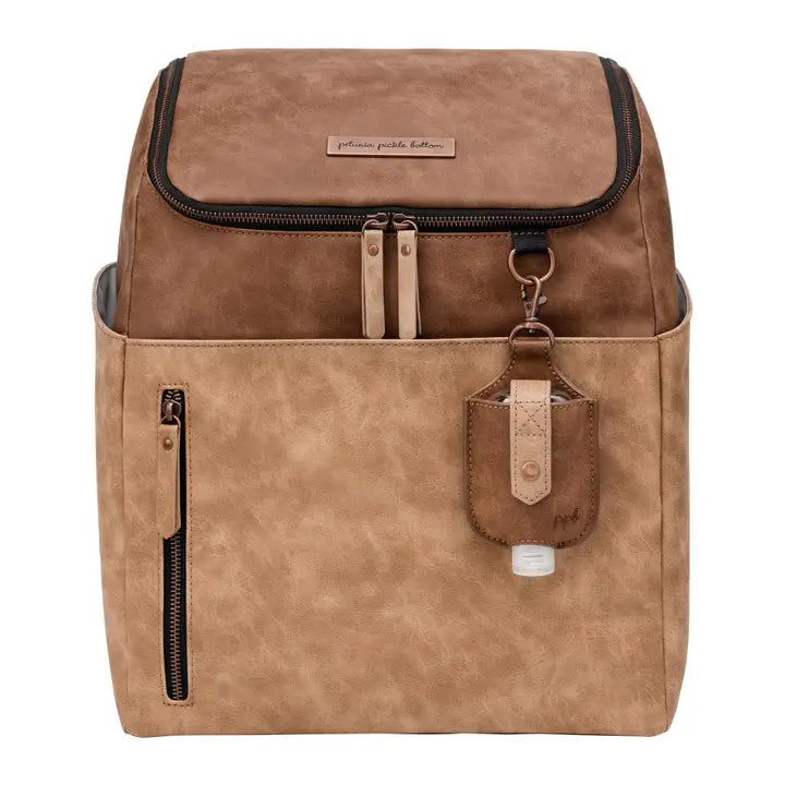 TEMPO BACKPACK DIAPER BAG IN BRIOCHE FAUX