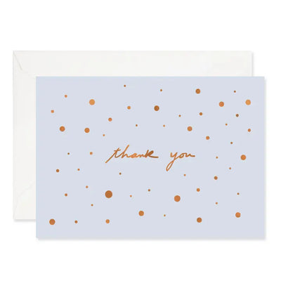 SPECKLED THANKS YOU BOXED SET OF 6 CARDS