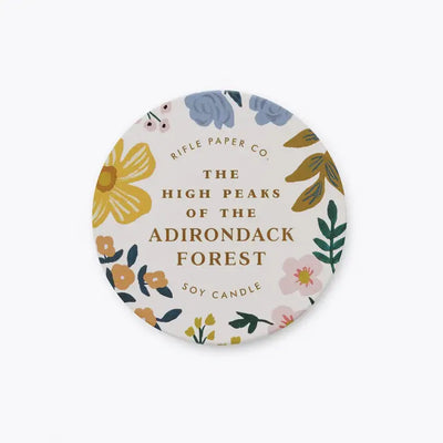 THE HIGH PEAKS OF THE ADIRONDACKS FOREST 3 OZ TIN CANDLE