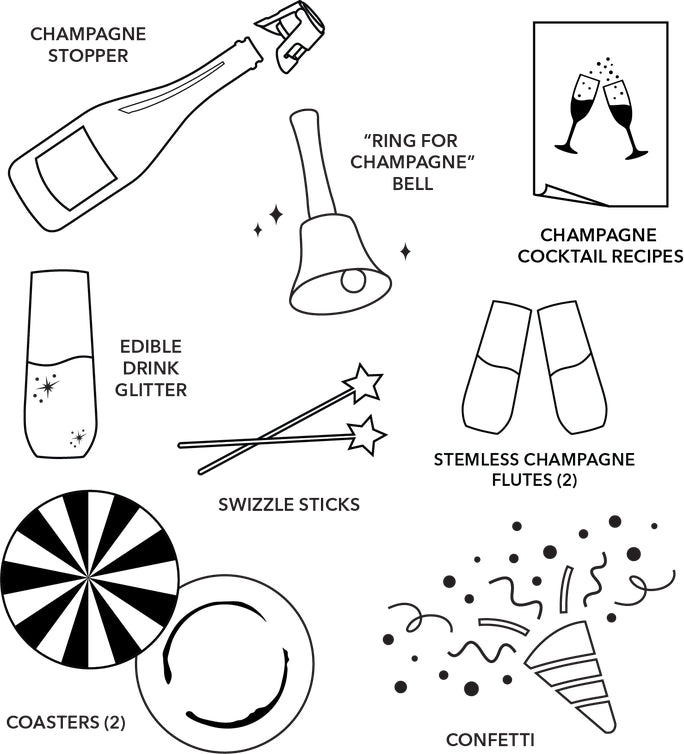 THIS CALLS FOR BUBBLY CHAMPAGNE KIT