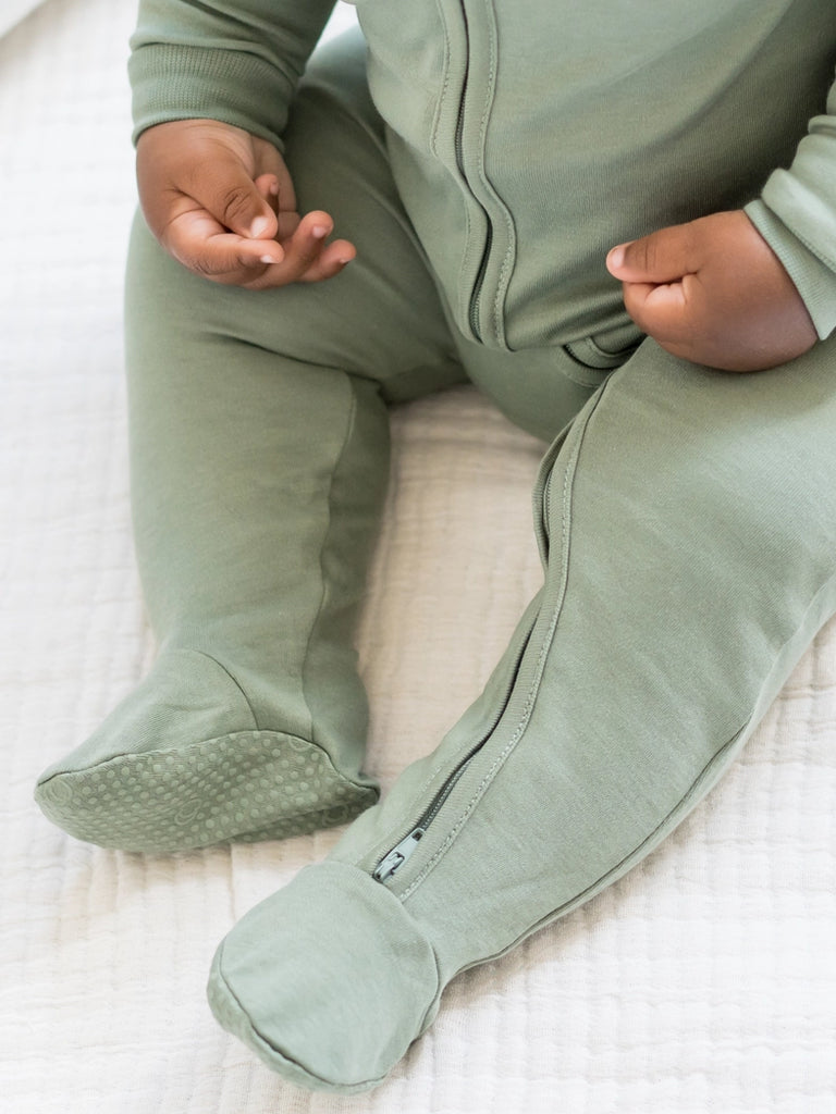 ORGANIC BABY PEYTON ZIPPER SLEEPER