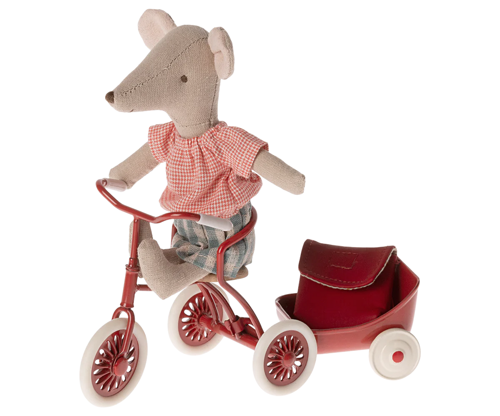 Abri à Tricycle Mouse - Big Sister, Red