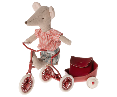 Abri à Tricycle Mouse - Big Sister, Red