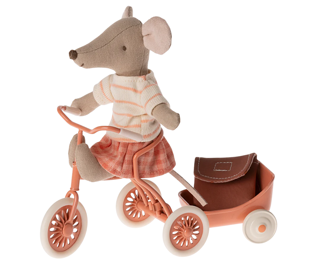 Abri à Tricycle Mouse - Big Sister, Coral
