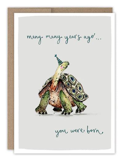 TORTOISE BIRTHDAY CARD